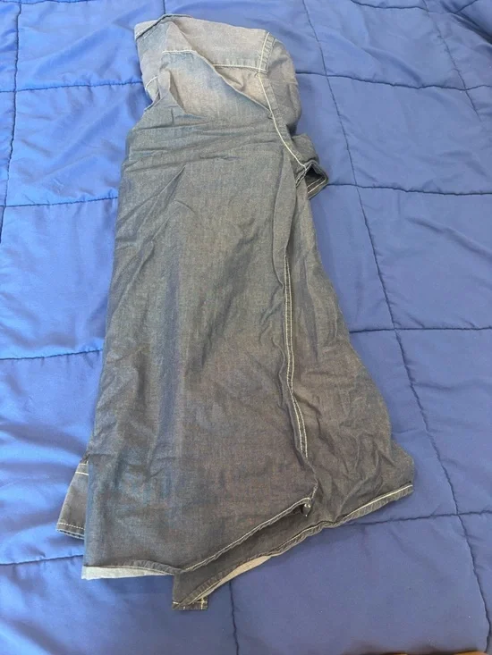 Ice Brice Chambray Button-Front Shirt - Blue - Picture 10 of 10